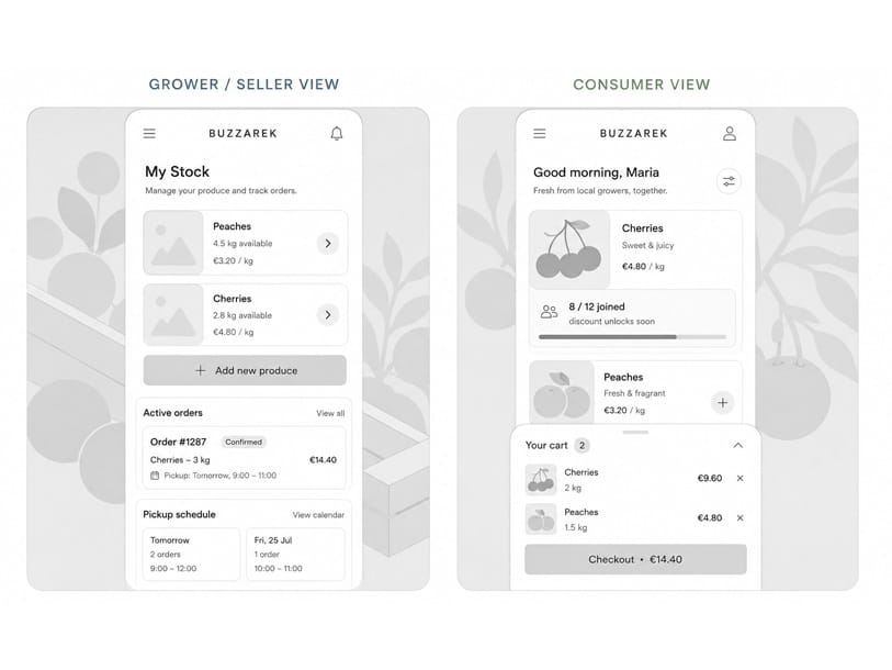 Main Challenge: Designing for Two Distinct User Types — Buzzarek